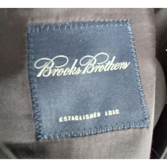 Brooks Brothers Men Suit Set, 100% Wool 48 LG,jacket & Pant Made In USA. - Picture 6 of 16